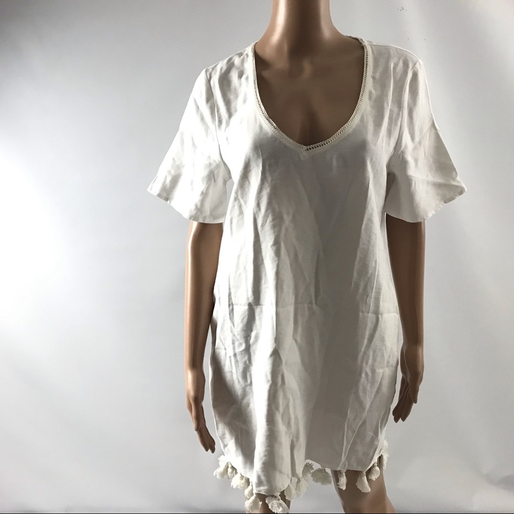 American Rose Women’s Size S Dress Summer Pom Pom